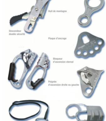 ACCESSOIRES SUR CORDE EN 341, 567