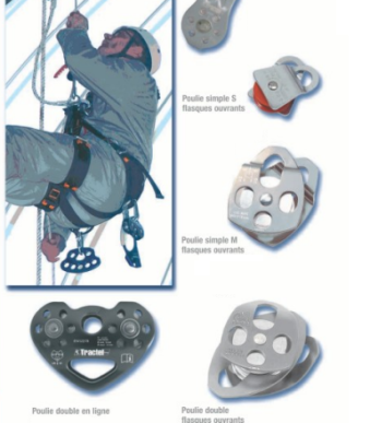 ACCESSOIRES TRAVAUX SUR CORDE EN 12278